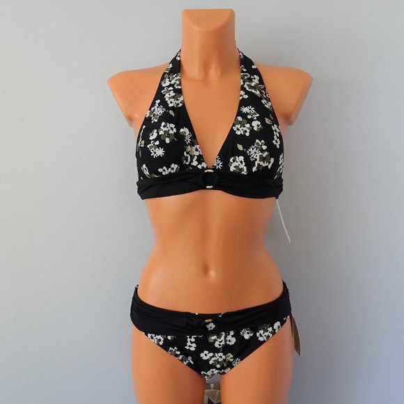 MICHAEL Michael Kors Other - Michael Kors NWT 2Pc Logo Ring Banded Bikini Set